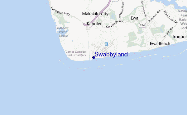 mapa de ubicación de Swabbyland