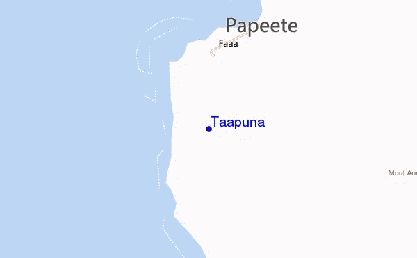 mapa de ubicación de Taapuna