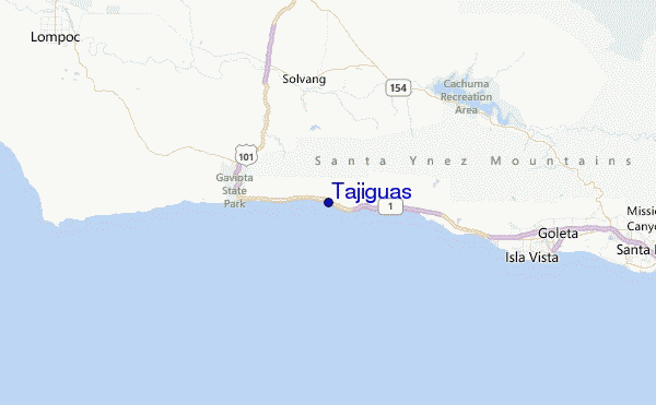 Tajiguas Location Map