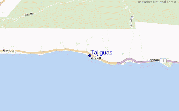 mapa de ubicación de Tajiguas