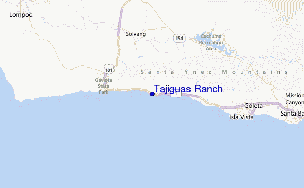 Tajiguas Ranch Location Map