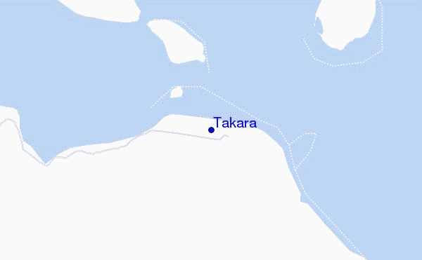 mapa de ubicación de Takara