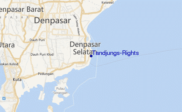 mapa de ubicación de Tandjungs-Rights