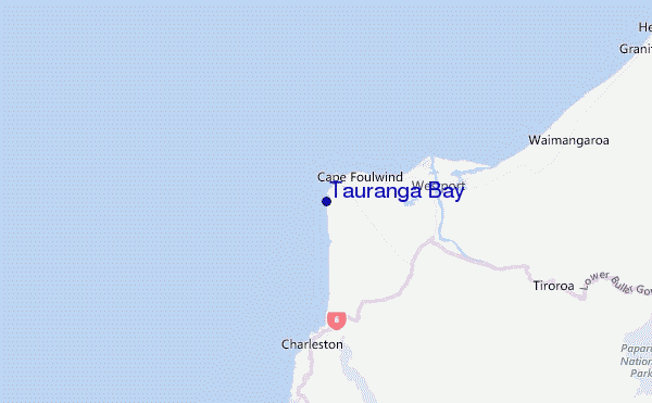 Tauranga Bay Location Map
