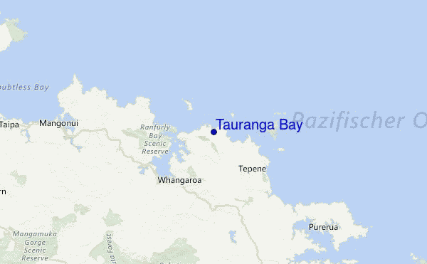 Tauranga Bay Location Map