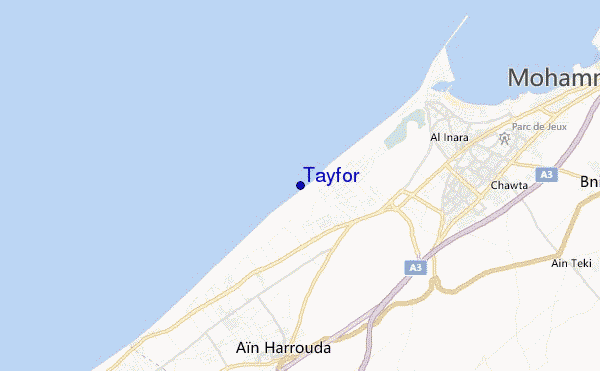 mapa de ubicación de Tayfor