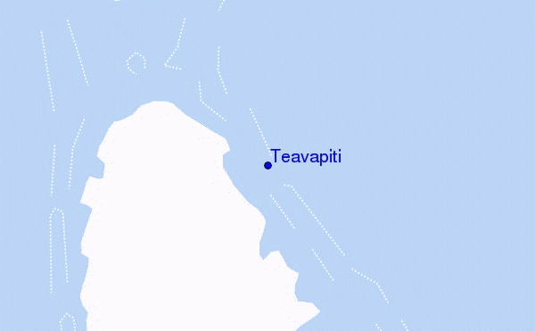 mapa de ubicación de Teavapiti