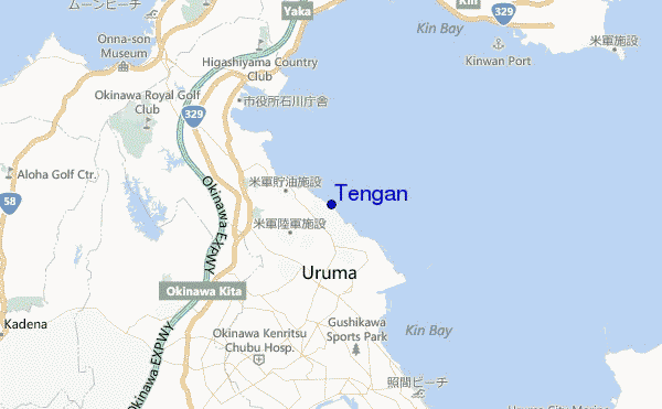 mapa de ubicación de Tengan