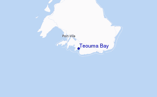 Teouma Bay Location Map