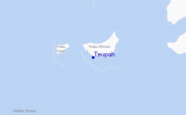 mapa de ubicación de Teupah