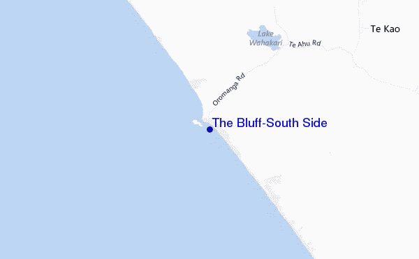 mapa de ubicación de The Bluff-South Side