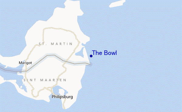 mapa de ubicación de The Bowl