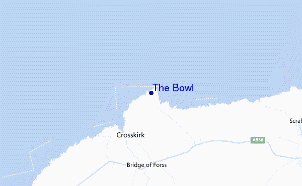 mapa de ubicación de The Bowl