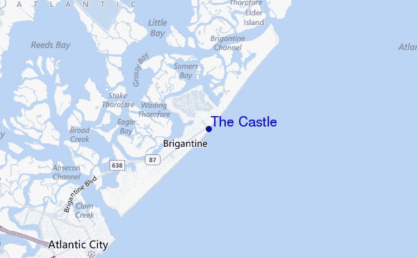 mapa de ubicación de The Castle