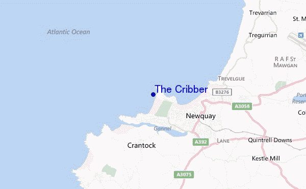 mapa de ubicación de The Cribber