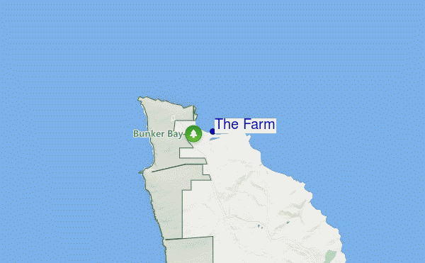 mapa de ubicación de The Farm