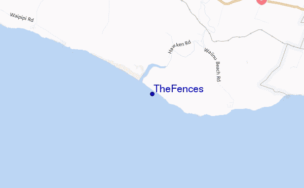 mapa de ubicación de The Fences