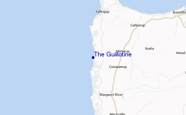 The Guillotine Location Map