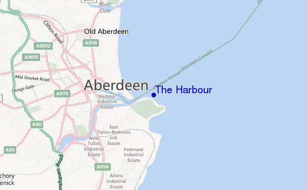 mapa de ubicación de The Harbour