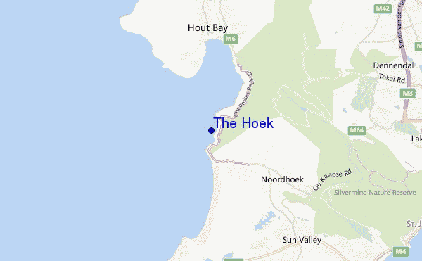 mapa de ubicación de The Hoek