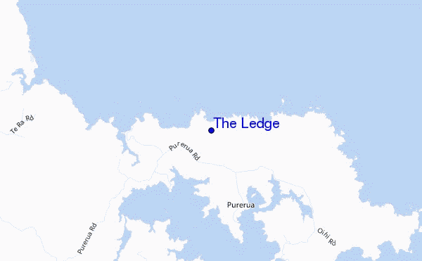 mapa de ubicación de The Ledge