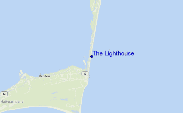 mapa de ubicación de The Lighthouse