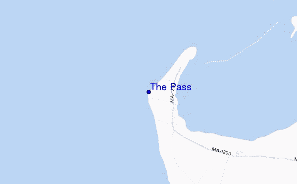 mapa de ubicación de The Pass