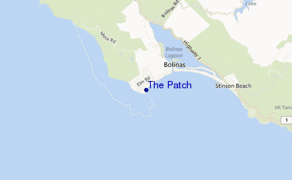 mapa de ubicación de The Patch