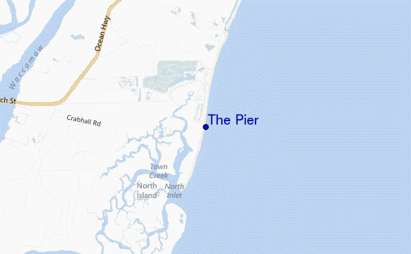 mapa de ubicación de The Pier