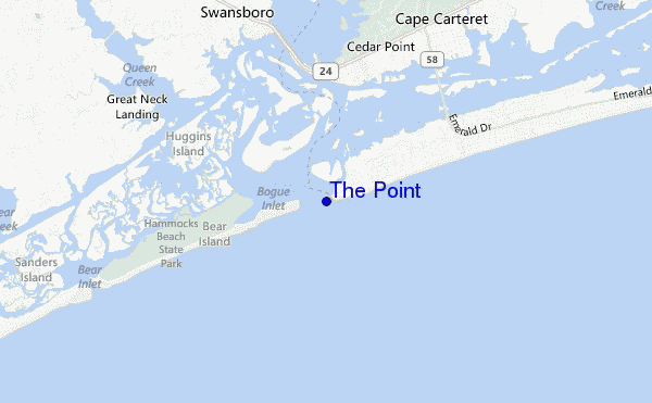 mapa de ubicación de The Point