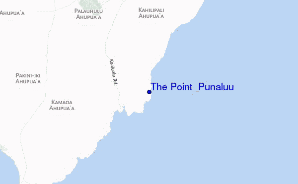 mapa de ubicación de The Point_Punaluu