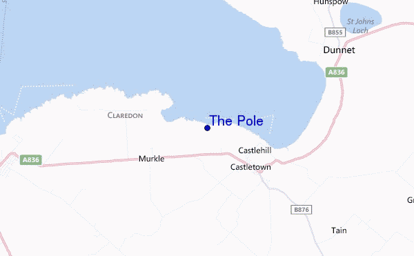 mapa de ubicación de The Pole