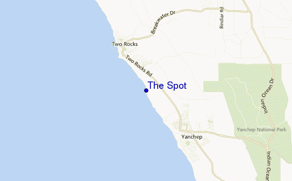 mapa de ubicación de The Spot