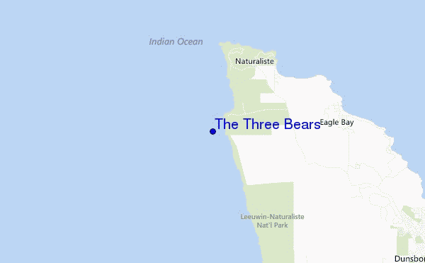 mapa de ubicación de The Three Bears