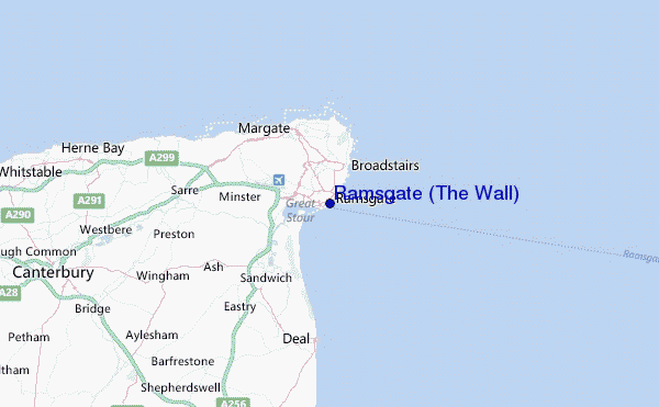 Ramsgate (The Wall) Location Map