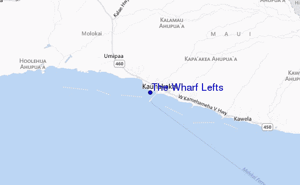 mapa de ubicación de The Wharf Lefts