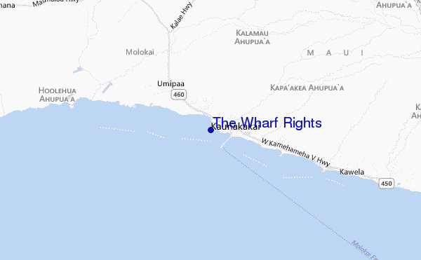 mapa de ubicación de The Wharf Rights