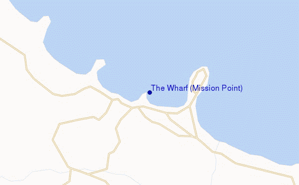 mapa de ubicación de The Wharf (Mission Point)