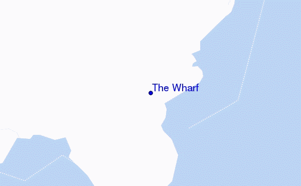 mapa de ubicación de The Wharf
