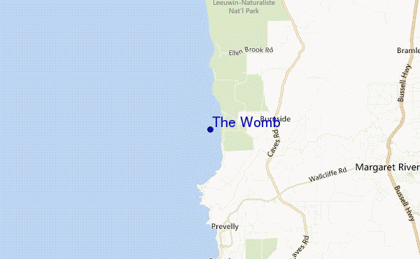 mapa de ubicación de The Womb