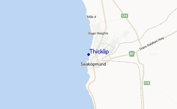 mapa de ubicación de Thicklip
