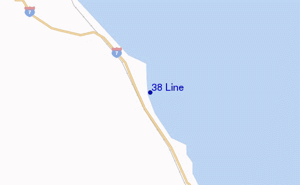 mapa de ubicación de 38 Line