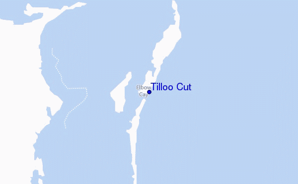 mapa de ubicación de Tilloo Cut