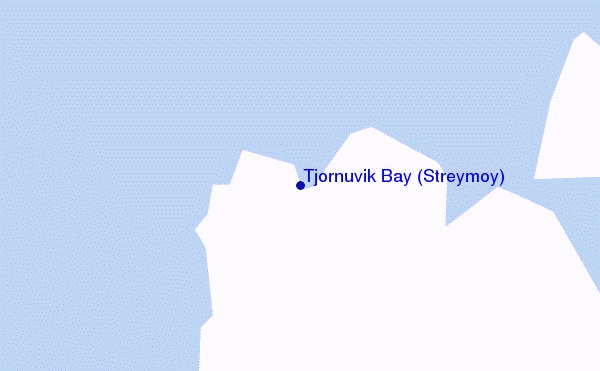mapa de ubicación de Tjornuvik Bay (Streymoy)