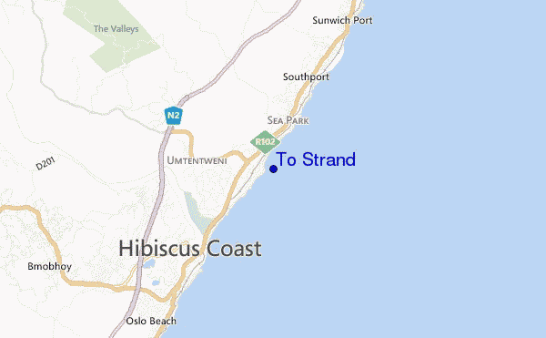mapa de ubicación de To Strand