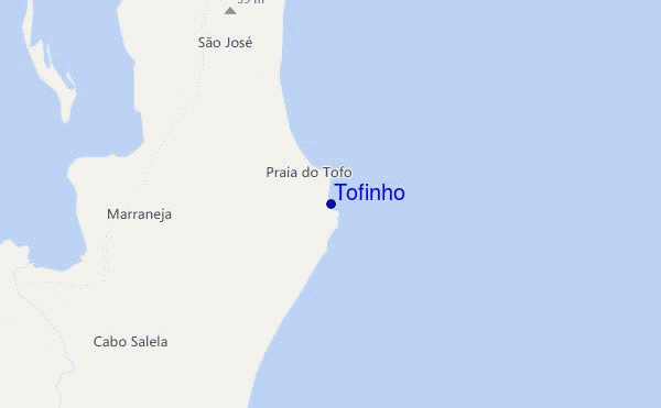 mapa de ubicación de Tofinho