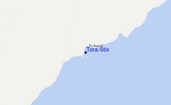 mapa de ubicación de Tora-Stix