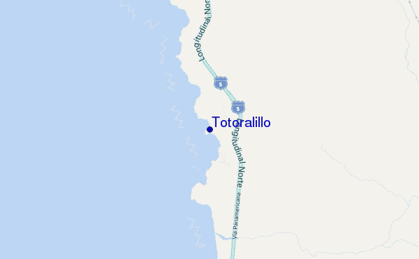 mapa de ubicación de Totoralillo