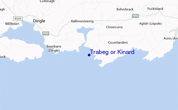 mapa de ubicación de Trabeg or Kinard