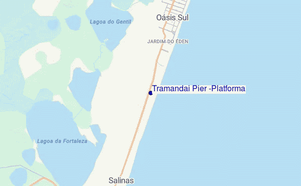 mapa de ubicación de Tramandai Pier (Platforma)